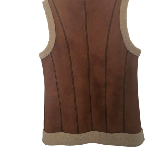 UGG Shearling-Lined Faux Suede Vest - Teddy/Gilet - Picture 2 of 7